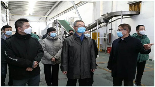王清憲到臺(tái)資企業(yè)青島頂津食品有限公司走訪調(diào)研
