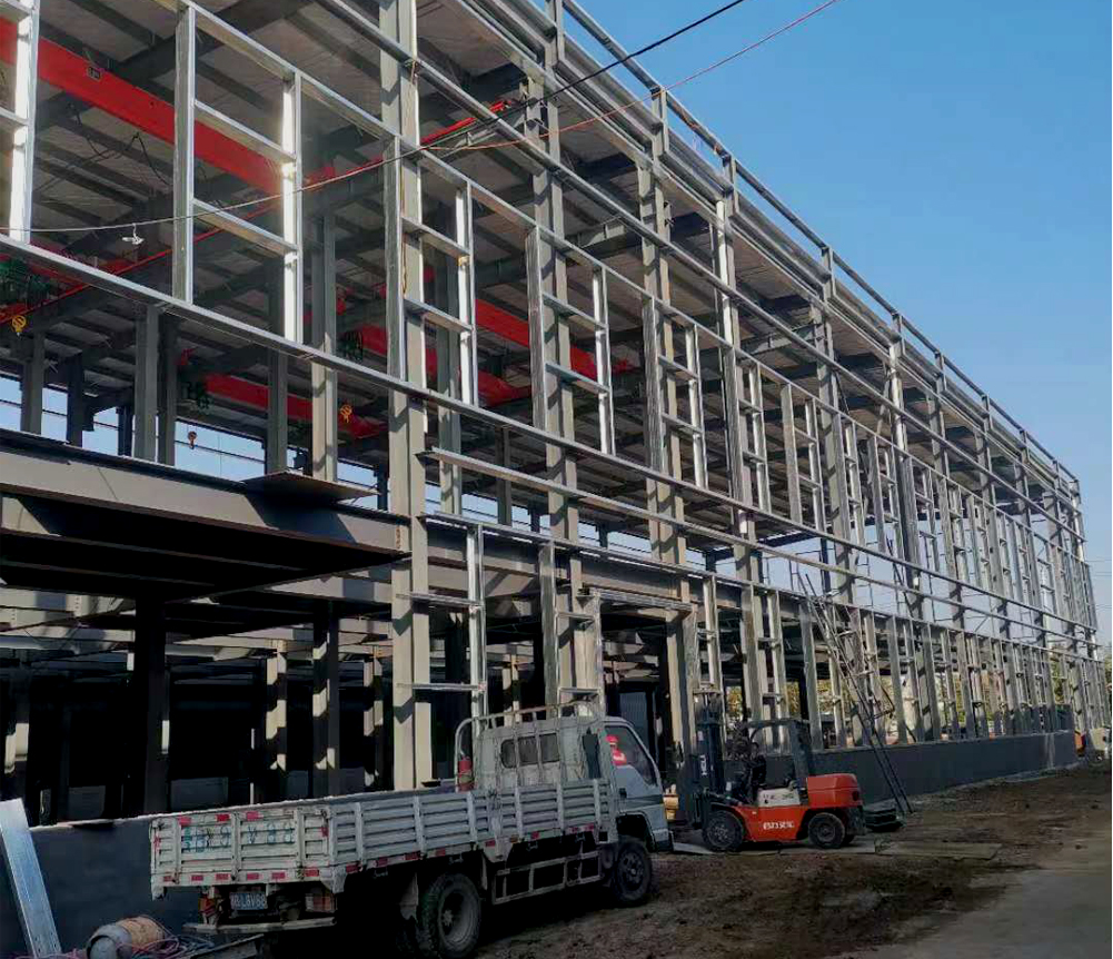 青島中新華美：新車間開(kāi)建施工，企業(yè)擴(kuò)容促生產(chǎn)